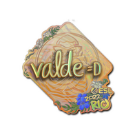 Sticker | v4lde (Holo) | Rio 2022