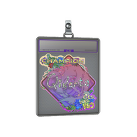 Sticker Slab | qikert (Glitter, Champion) | Rio 2022