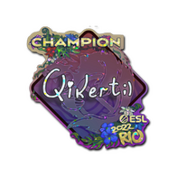 Sticker | qikert (Glitter, Champion) | Rio 2022