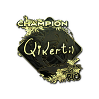 Sticker | qikert (Gold, Champion) | Rio 2022
