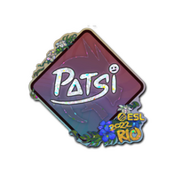 Sticker | Patsi (Glitter) | Rio 2022