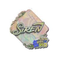 Sticker | S1ren (Holo) | Rio 2022