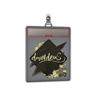 Sticker Slab | dav1deuS (Gold) | Rio 2022