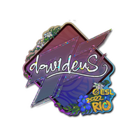 Sticker | dav1deuS (Glitter) | Rio 2022