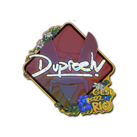Sticker | dupreeh (Glitter) | Rio 2022
