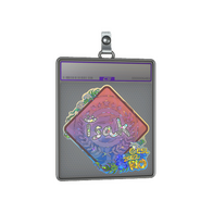 Sticker Slab | isak (Glitter) | Rio 2022