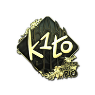 Sticker | k1to (Gold) | Rio 2022