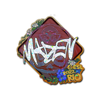 Sticker | maden (Glitter) | Rio 2022