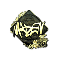 Sticker | maden (Gold) | Rio 2022
