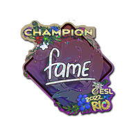 Sticker | fame (Glitter, Champion) | Rio 2022