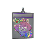 Sticker Slab | fame (Glitter, Champion) | Rio 2022