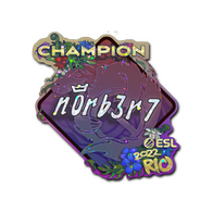 Sticker | n0rb3r7 (Glitter, Champion) | Rio 2022