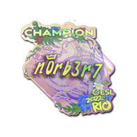 Sticker | n0rb3r7 (Holo, Champion) | Rio 2022