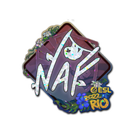 Sticker | NAF (Glitter) | Rio 2022