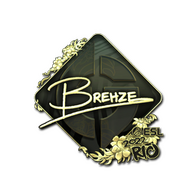 Sticker | Brehze (Gold) | Rio 2022