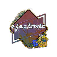 Sticker | electronic (Glitter) | Rio 2022