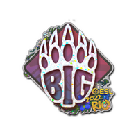 Sticker | BIG (Glitter) | Rio 2022