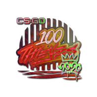 Sticker | 100 Thieves (Holo) | 2020 RMR