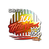 Sticker | 100 Thieves (Foil) | 2020 RMR