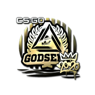 Sticker | GODSENT (Gold) | 2020 RMR
