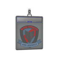 Sticker Slab | Black Dog