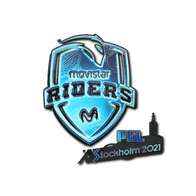 Sticker | Movistar Riders (Holo) | Stockholm 2021