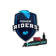 Sticker | Movistar Riders | Stockholm 2021