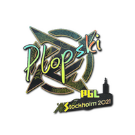Sticker | Plopski (Holo) | Stockholm 2021