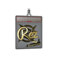 Sticker Slab | REZ (Gold) | Stockholm 2021