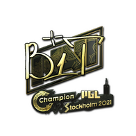 Sticker | b1t (Gold) | Stockholm 2021