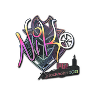 Sticker | NiKo (Holo) | Stockholm 2021