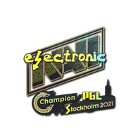 Sticker | electroNic (Holo) | Stockholm 2021
