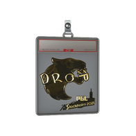 Sticker Slab | drop (Gold) | Stockholm 2021