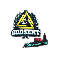 Sticker | GODSENT (Foil) | Stockholm 2021
