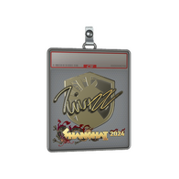 Sticker Slab | Twistzz (Gold) | Shanghai 2024