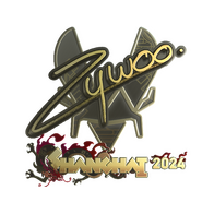 Sticker | ZywOo (Gold) | Shanghai 2024