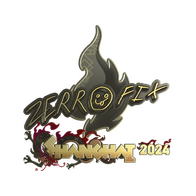 Sticker | zeRRoFIX (Gold) | Shanghai 2024
