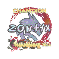 Sticker | zont1x (Holo, Champion) | Shanghai 2024