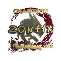 Sticker | zont1x (Gold, Champion) | Shanghai 2024
