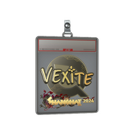 Sticker Slab | vexite (Gold) | Shanghai 2024