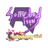 Sticker | somebody | Shanghai 2024
