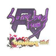 Sticker | somebody (Glitter) | Shanghai 2024