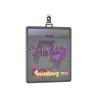 Sticker Slab | somebody (Glitter) | Shanghai 2024