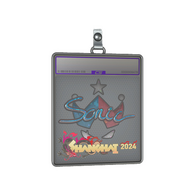 Sticker Slab | Sonic (Glitter) | Shanghai 2024