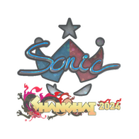Sticker | Sonic (Glitter) | Shanghai 2024