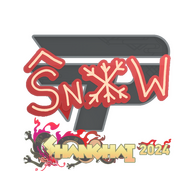 Sticker | snow | Shanghai 2024