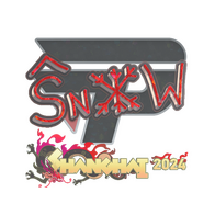 Sticker | snow (Glitter) | Shanghai 2024
