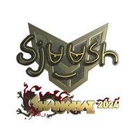 Sticker | sjuush (Gold) | Shanghai 2024