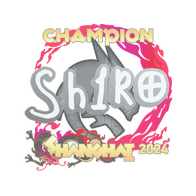 Sticker | sh1ro (Champion) | Shanghai 2024