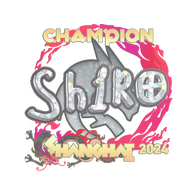 Sticker | sh1ro (Glitter, Champion) | Shanghai 2024